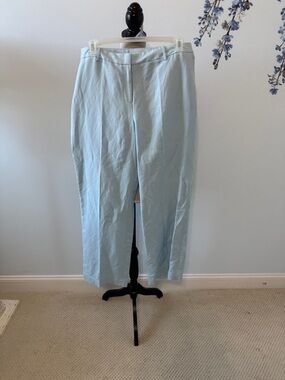 Anne Klein Light Blue Trousers - Straight Leg